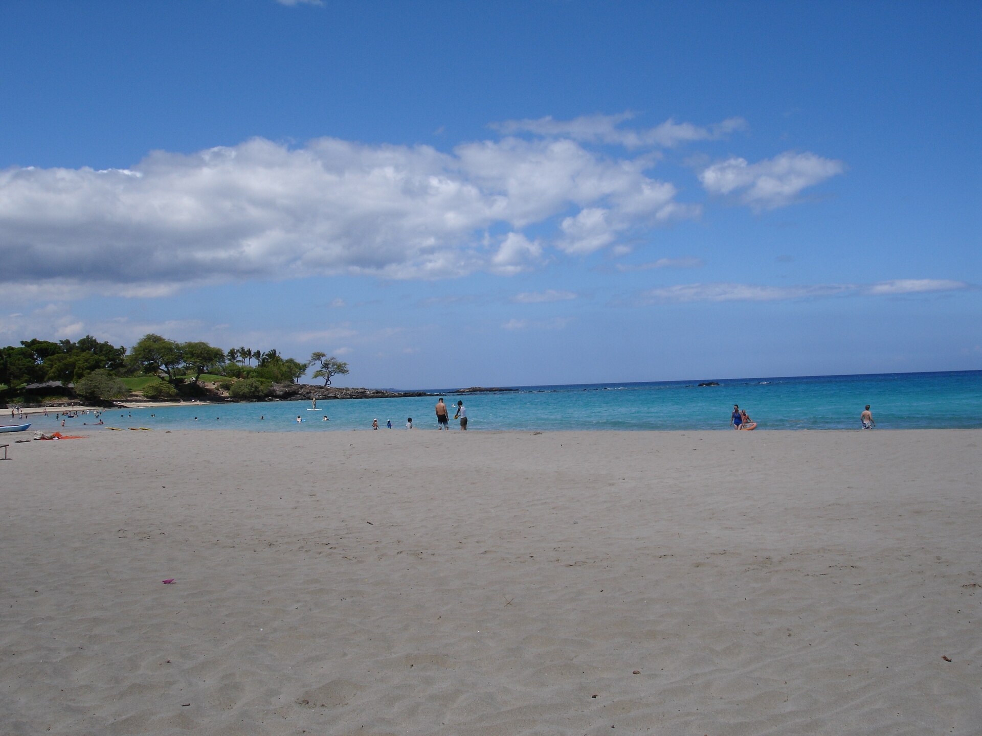 White sand beach on the Kohala Coast, Big Island